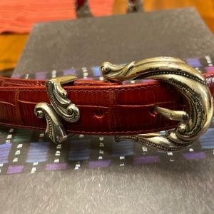 Coldwater Creek Deep Red belt